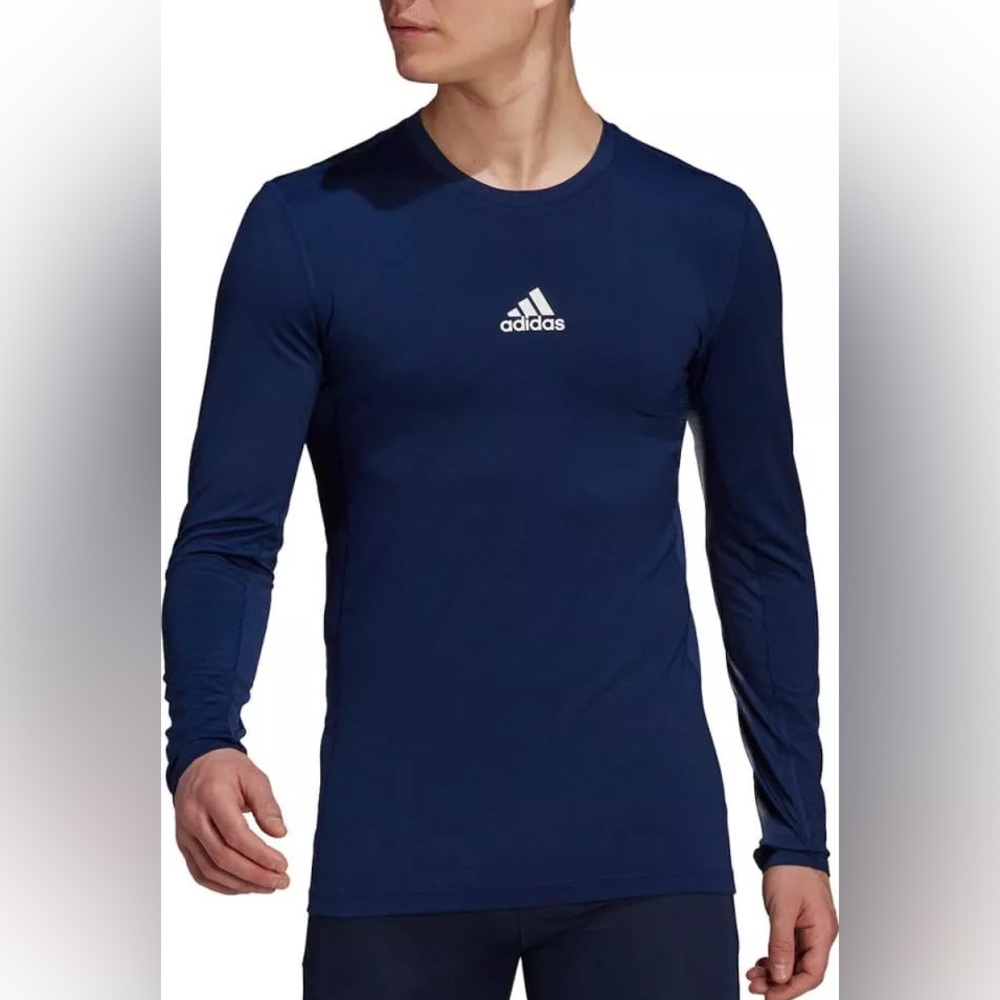 Adidas Dark Blue Long Sleeve Tee
